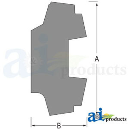 A & I PRODUCTS Floor Mat, 1pc 0" x0" x0" A-CFM430